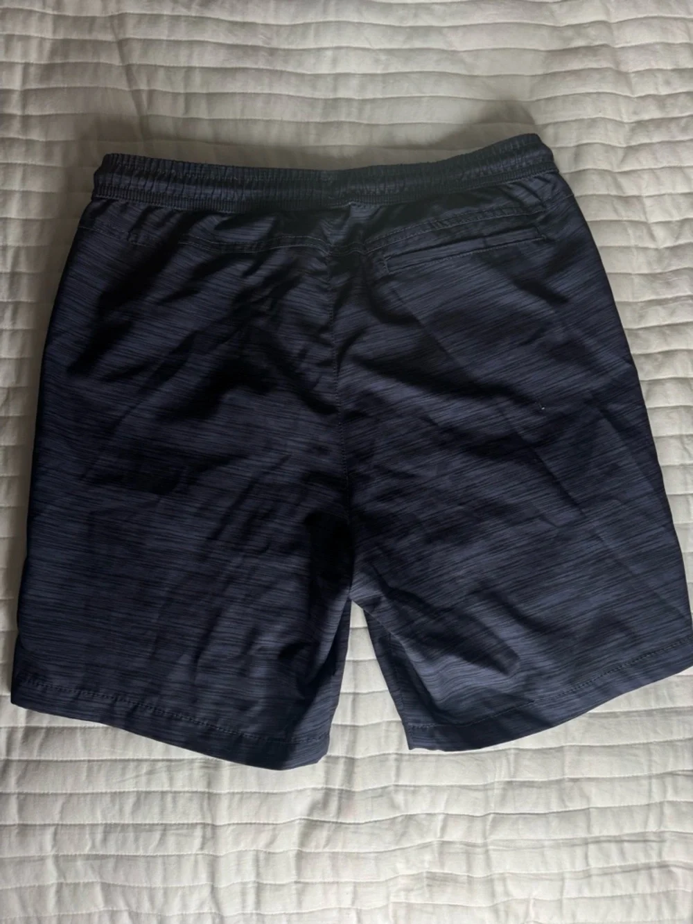 Hurley Men's Dark Navy Athletic Drawstring Shorts - Picture 2 of 4